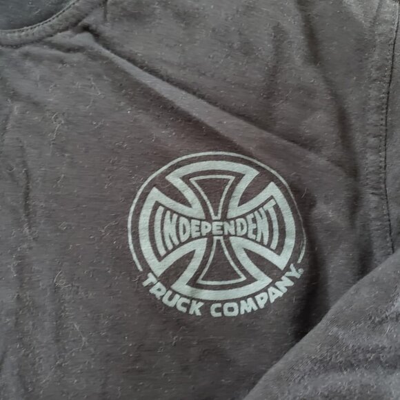 Independent Skate Sweater REVERSIBLE Y2K Small to Medium VINTAGE!! - Picture 4 of 7